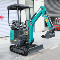 LIVRAISON GRATUITE Mini-excavatrice à moteur 1.2T 2.5T Excavatrices Bagger Digger Pelle Excavadora pour l'agriculture Prix bas
