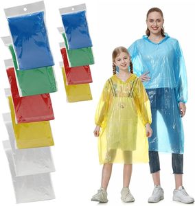 Pe/PEVA/EVA/PVC/Polyester/Nylon dùng một lần Áo Mưa Poncho corful Mưa Poncho phụ nữ dùng một lần áo mưa - Product Image 1