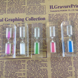 Minuteur de sable en acrylique transparent de 2 minutes, sablier de sécurité pour enfants avec design Feng Shui pour la rentrée scolaire - Product Image 3