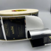 Etiquetas de Embalaje de Vinilo con Logotipo Personalizado, Velas de Lujo, Etiquetas Biodegradables con Lámina Dorada, Etiquetas de Embalaje para Artículos de Primera Necesidad