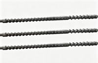 Vis de haute précision en acier nitridé 38CrMoAlA, vis d'extrusion de remplacement pour PE PP