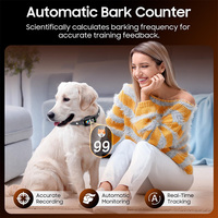 Automatisches Elektrisches Hunde-Belltrainingshalsband Wiederaufladbar IP67 Wasserdicht Sicheres Hunde-Bellabschreckungsgerät Bellkontrollgerät für Kleine Hunde