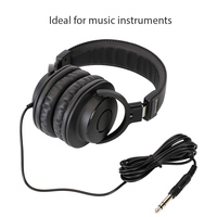 Casque de monitoring studio Audfine DH3000, casque DJ adapté à l'enregistrement, aux consoles de mixage, aux amplificateurs et au podcasting