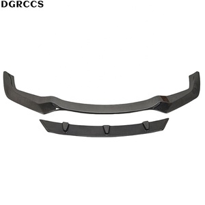 Kit d'accessoires pour lèvre avant et pare-chocs en fibre de carbone style V DGRCCS M2 F87 2015-2023 Coupe avec installation facile - Product Image 3