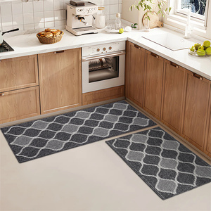 Alfombras lavables antideslizantes para cocina, absorbentes, resistentes a la suciedad, cómodas, alfombrillas de pie para cocina, hechas de polipropileno 100% - Product Image 1