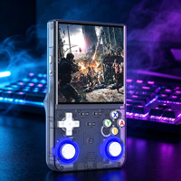 Console de jeu portable rétro LR R36 Ultra, écran 4,0 pouces 720x720, stockage 64 Go, plus de 20000 jeux intégrés, système d'exploitation AK, Wi-Fi multi-formats