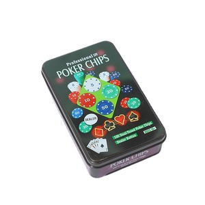 Fabricant professionnel Ensemble de jetons de poker à motif numérique de 100 mètres avec boîte en plastique durable pour <span class=keywords><strong>jeu</strong></span> de société - Product Image 2