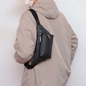Men's Waterproof Waist Bag Large Capacity Anti Theft Outdoor Fanny Pack Black - Product Image 3