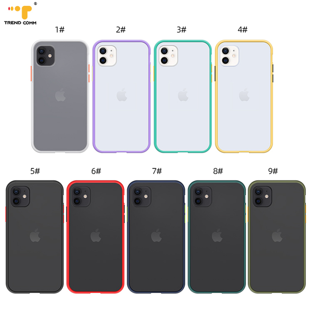 2026 New Luxury Matte PC TPU Translucent Phone Case for  14 11 X Hot Selling Fashion Camera Lens Protection Smooth Feel