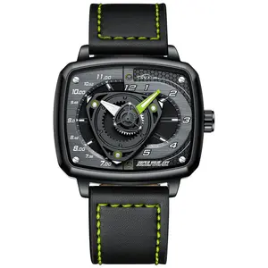 Orologi al quarzo con motore a rotore per uomo impermeabile Sport ruota ruota orologio da polso auto cerchione mozzo Design orologio da polso Non meccanico