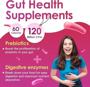 Probiotiques Digestifs Féminins de Haute Qualité 120 Milliards D-Mannose Extrait de Canneberge Biologique Améliore la Santé Intestinale Réduit les Odeurs - Product Image 2