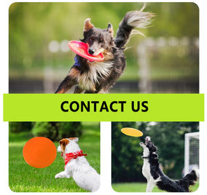 Disco volador de silicona personalizado al por mayor de fábrica, disco circular con logotipo de goma en blanco para mascotas, perro de golf, platillo volador, disco volador - Product Image 4