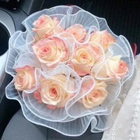 Großhandel Blumen verpackung China Verpackung Feste Farben Wasserdicht Einzigartige Blumen Geschenk papier Verpackung