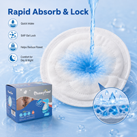 MummyFriend Coussinets d'allaitement jetables absorbants respirants tridimensionnels en SAP, pâte de bois et tissu non-tissé thermofibres, Maternité 24