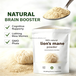 Marca Privada, Polvo de Melena de León 100% Natural, Rico en Polisacáridos, Superalimento, Compra al por Mayor, Sin Aditivos, 454g 1lb - Product Image 2
