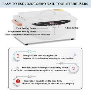 Hochtemperatur-Tischsterilisator Reinigungsbox 300W Trockenhitze-Desinfektion 2L Touchscreen-Timer Spa Salon Schönheit Haarpflege - Product Image 3