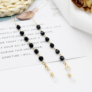 New Sunglasses Frames String Strap Metal Eyeglass Retainer Eyewear <strong>Holder</strong> Fashionable Crystal Glasses Chain <strong>for</strong> Women <strong>Spectacles</strong> - Product Image 4