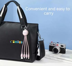 Оптовая продажа светодиодных логотипов 3-в-1 15 см зарядный кабель TPE Type-C <span class=keywords><strong>USB</strong></span> короткий шнур мобильные телефоны электронные кабели для передачи данных 3 1 зарядный кабель подарок идея - Product Image 2