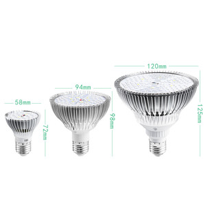 หลอดไฟ LED 220V สำหรับปลูกพืชถ้วย E27 LED ไฟ LED สีแดงน้ำเงินสเปกตรัม - Product Image 1