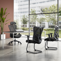Chaise de bureau administrative ergonomique moderne de haute qualité avec appui-tête réglable et support lombaire, chaise de jeu