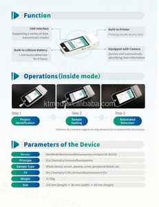 Analizador de Inmunoensayo Portátil KT-B135 FT3/FT4/TSH, Dispositivo de Laboratorio Bioquímico Veterinario Portátil - Product Image 5