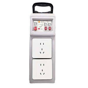 2 Gang 2 Way Gray Surface Mount Waterproof Distribution Box with DZ47 MCB C40 for Household Electrical Panel,Portable <b>socket</b> box - Product Image 1