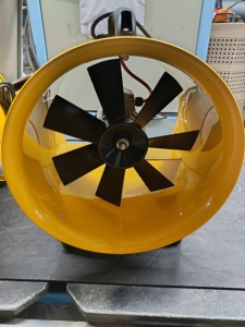 Atölyelerde kapalı alanlarda endüstriyel havalandırma için silindir eksenel egzoz ile taşınabilir ağır elektrik yardımcı Blower - Product Image 6