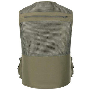 Chaleco de Caza Personalizado con Logotipo, Hecho de Poliéster, con Múltiples Bolsillos, Ropa de Caza para Exteriores, Chaleco de Caza para Hombre en Oferta - Product Image 2