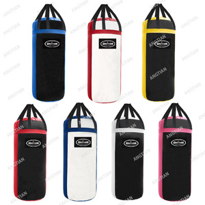 <span class=keywords><strong>Sac</strong></span> de Frappe Uppercut Cuir OEM Usine Kickboxing Muay Thai / Sacs de <span class=keywords><strong>Boxe</strong></span> Lourds Noir Mat - Product Image 4