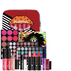 Set de Maquillaje con Pinceles para Labios y Sombras de Ojos, Apto para el Maquillaje Diario Femenino - Product Image 3