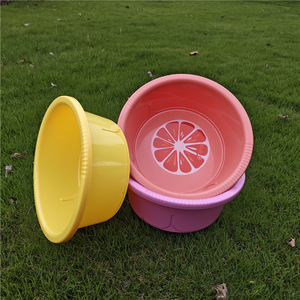Children's Plastic Fruit <b>Basin</b> <b>Round</b> Washbasin For Storage And Washing Colorful Cartoon Design - Product Image 3