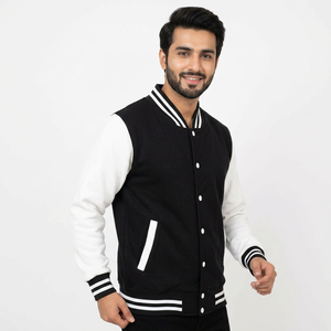 2024 New Design Polyester Cotton and <b>Covered</b> <b>Button</b> Men's Jackets,Man Jackets,Jacket for Man Varsity Jackets - Product Image 1