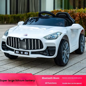 <span class=keywords><strong>Voiture</strong></span> électrique à quatre roues à double propulsion pour enfants, pour garçons et filles, télécommande, plastique, construction, <span class=keywords><strong>batterie</strong></span> au lithium - Product Image 4