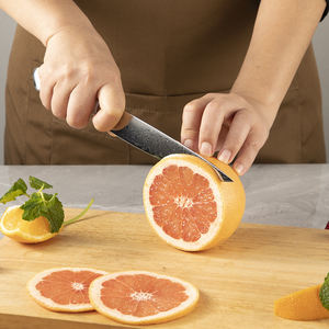 مطبخ من الفولاذ <span class=keywords><strong>6</strong></span> بوصة فائق الحدة لجميع الأغراض 67 طبقة من دمشق VG 10 بمقبض من حجر الفيروز - Product Image 3