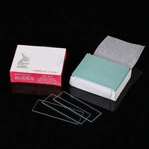 Chengbao <b>Microscope</b> Slides 25x76x1.2mm Clear Glass Ground Edges 50 Pcs For Biological Lab Use - Product Image 1