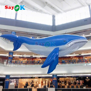 Sayokカスタマイズ可能PVC巨大インフレータブルクジラ巨大インフレータブル青いクジラ広告イベント用 - Product Image 3