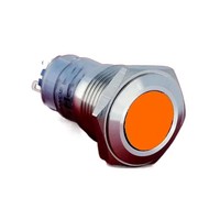 ELEWIND Interrupteur à bouton-poussoir verrouillable à tête colorée en acier inoxydable avec borne à broches 1NO1NC 16mm (PM162F-11Z/R/S)