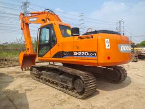 Excavadora de cadenas DH220-7 de 22 toneladas, modelo 2026, la mejor excavadora hidráulica de bajo precio y alto rendimiento para proyectos de minería y construcción - Product Image 2