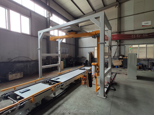 Equipo de paquete de paletas completamente automático Máquina envolvedora de paletas rotativas Envoltura de paletas rotativas de brazo en línea - Product Image 4