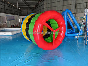 Palla da passeggio gonfiabile divertente durevole/ruota da passeggio per Team Building su <span class=keywords><strong>terra</strong></span>/erba/giochi d'acqua galleggianti - Product Image 4