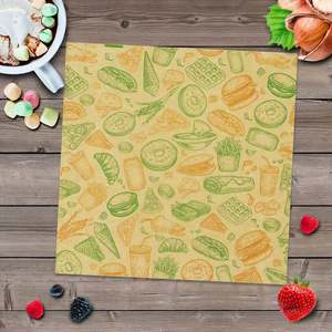 Packaging <b>Paper</b> Food Grade <b>Wax</b> <b>Paper</b> Custom Design Recyclable Sandwich Burger Chicken Pizza <b>Paper</b> - Product Image 3