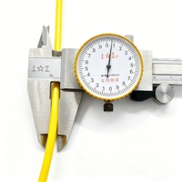 Câble de drone léger et connecté 2*19AWG+1SMF Fibre 50KG Résistance à la traction Isolation FEP Gaine TPU pour le sauvetage d'urgence