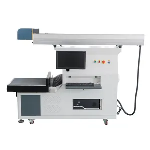 3D galvo fast speed co2 laser marking cutting machine for paper cutting big area engraving marking