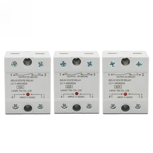 Relais statique monophasé 10A 25A 40A DC-AC DC-DC AC-AC SSR à traversée de zéro, format miniature, direct usine - Product Image 1