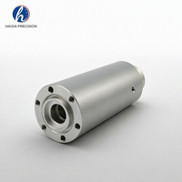 Boîtier de fixation d'objectif de caméra en aluminium/acier inoxydable usiné CNC de précision par électroérosion à fil, à faible MOQ, avec bride filetée, cylindre OEM