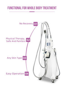 Best Selling Vela <b>Body</b> Shape Roller Machine Slimming Fat Removal Massage System Weight Loss Vacuum ABS Model 4 Handles 40kHz - Product Image 5