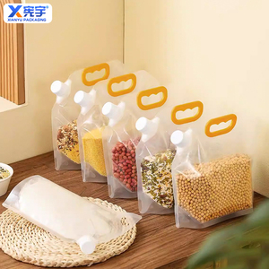 5l10l chất lỏng vòi phun túi nhựa trong suốt nước giải khát vòi phun túi thực phẩm chống ẩm niêm phong mùi bằng chứng hạt thực phẩm lưu trữ túi - Product Image 2