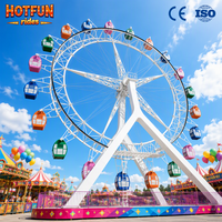 Grande Roue Électrique Commerciale de 30 Mètres à Prix Abordable, Certifiée CE, pour Fêtes Foraines, à Vendre