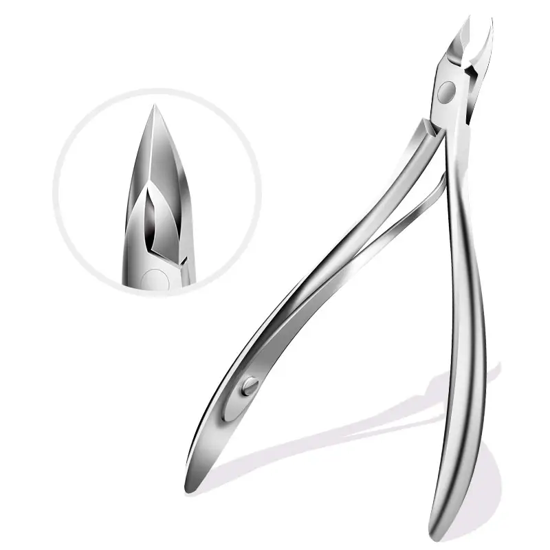 Cortador de cutículas de aço inoxidável de alta qualidade profissional e ferramenta removedora de unhas de beleza cortador de unhas atacado