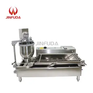 Fully Automatic Commercial High Capacity Electric Gas Large T101 No Hole Donut Maker Machine Donut Fryer